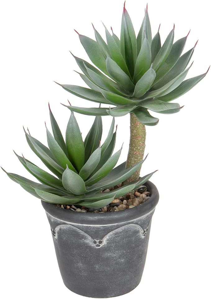Large Artificial Succulent Plants Fake Agave Succulents Potted 13