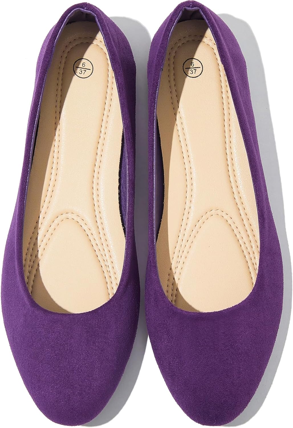 Flats for Women Round Toe Flat Shoes Dressy Black Ballet Flats Comfortable Womens Dress Shoes Ballerina Flats for Work