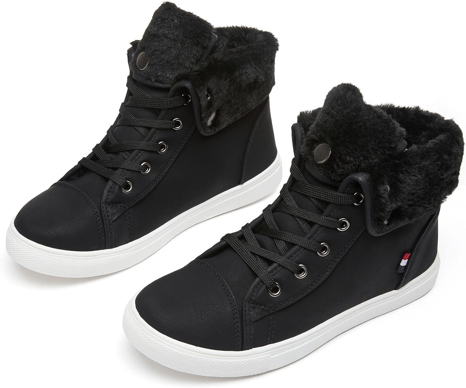 Ankle Boots For Women Lace Up Combat Boots Winter Boots Fashion Snow Boots For Girls Ankle Booties Winter Shoes