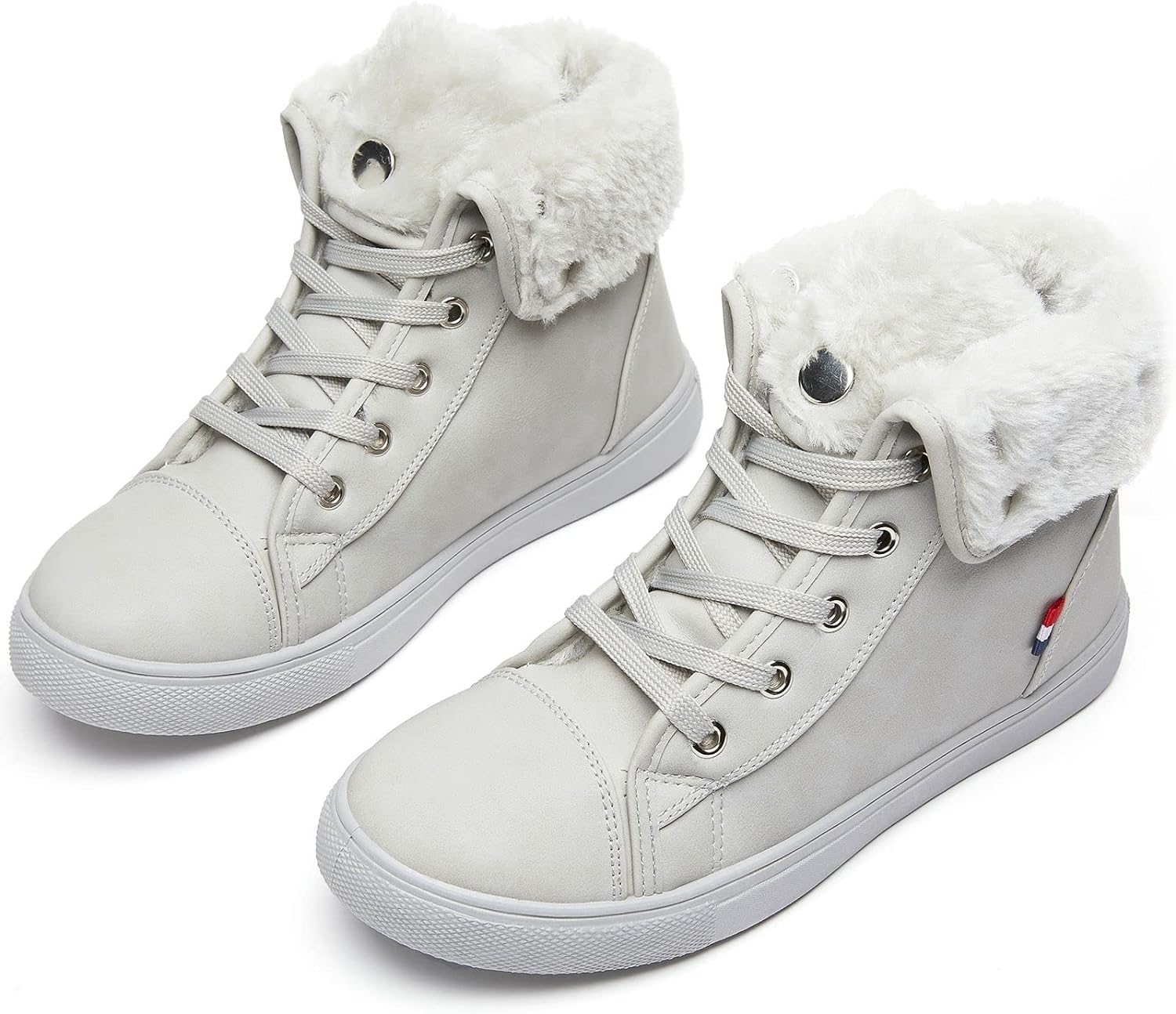 Ankle Boots For Women Lace Up Combat Boots Winter Boots Fashion Snow Boots For Girls Ankle Booties Winter Shoes