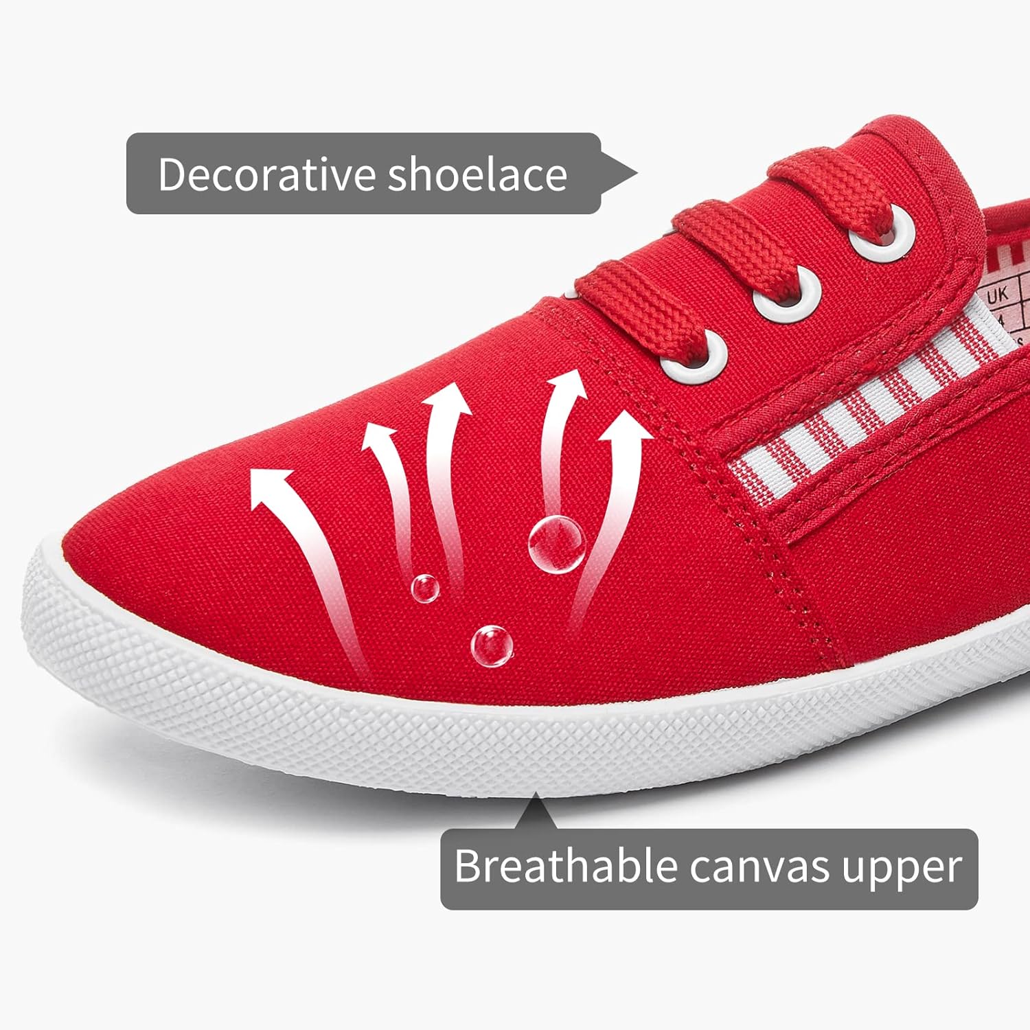 Women's Canvas Slip on Sneakers Casual Slip on Walking Shoes Womens Tennis Shoes Flat Dress Shoes Non Slip Work Shoes