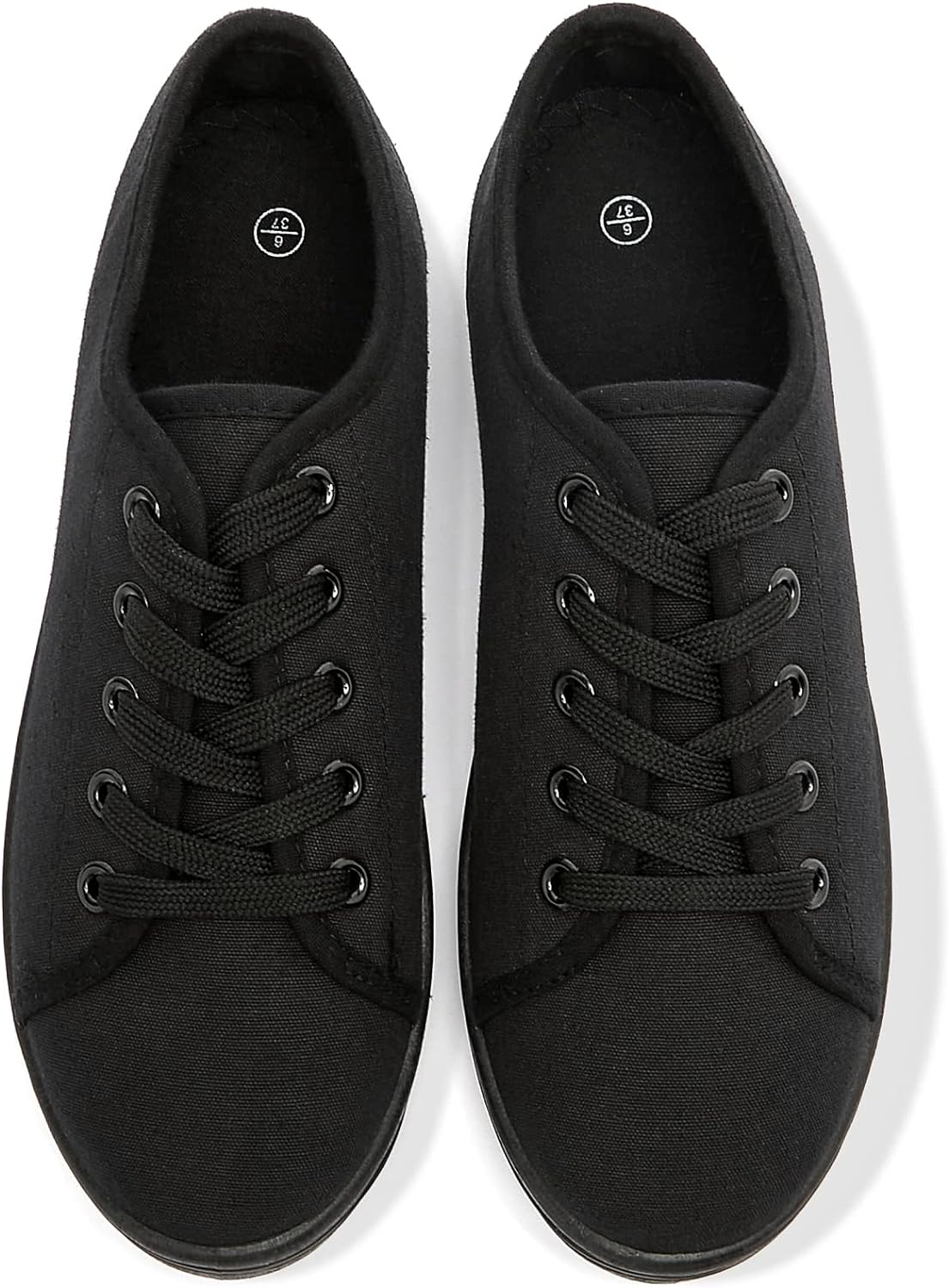 Women's Canvas Slip on Sneakers Casual Slip on Walking Shoes Womens Tennis Shoes Flat Dress Shoes Non Slip Work Shoes