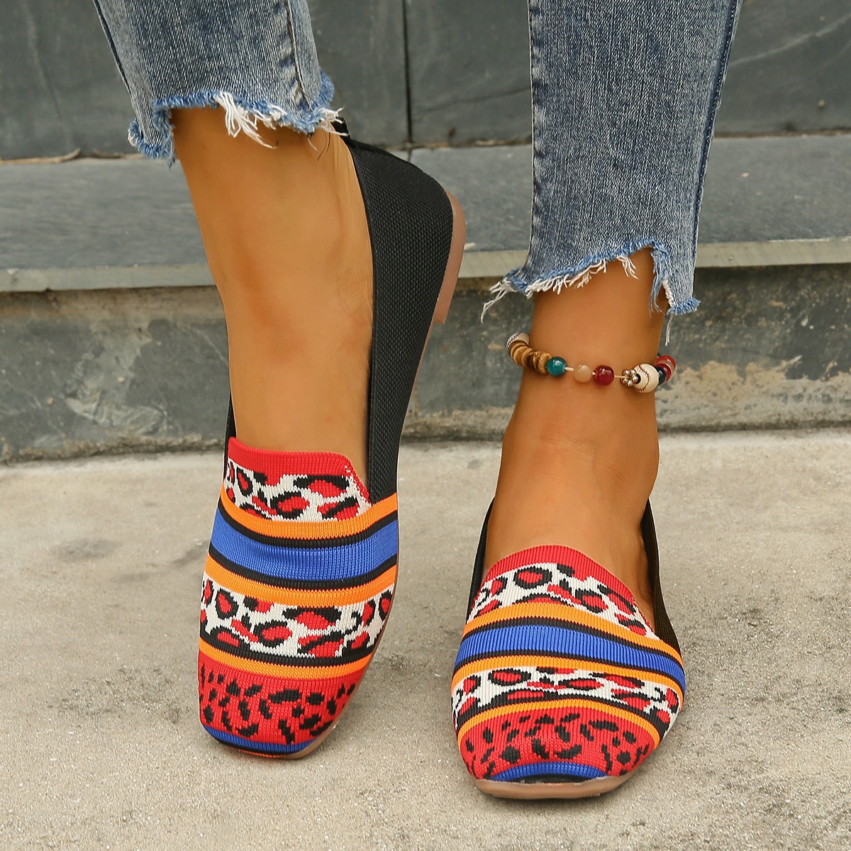 🔥Last Day 49% OFF -Women Breathable Square Toe Loafers, Fashion Outdoor Flats