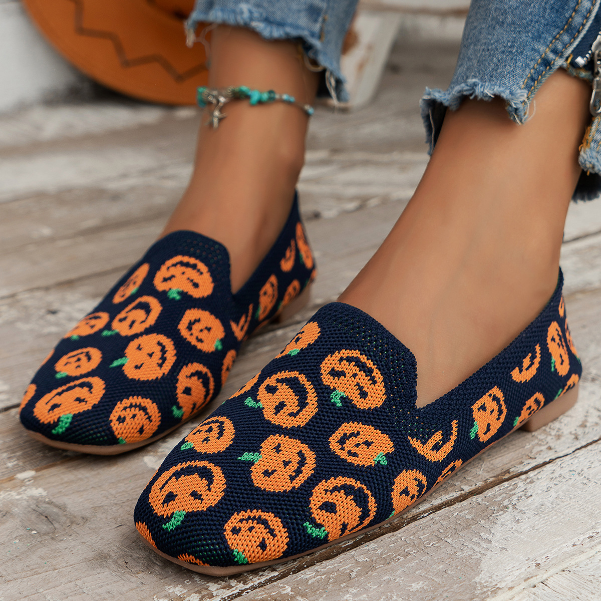 🔥Last Day 49% OFF -Women Breathable Square Toe Loafers, Fashion Outdoor Flats