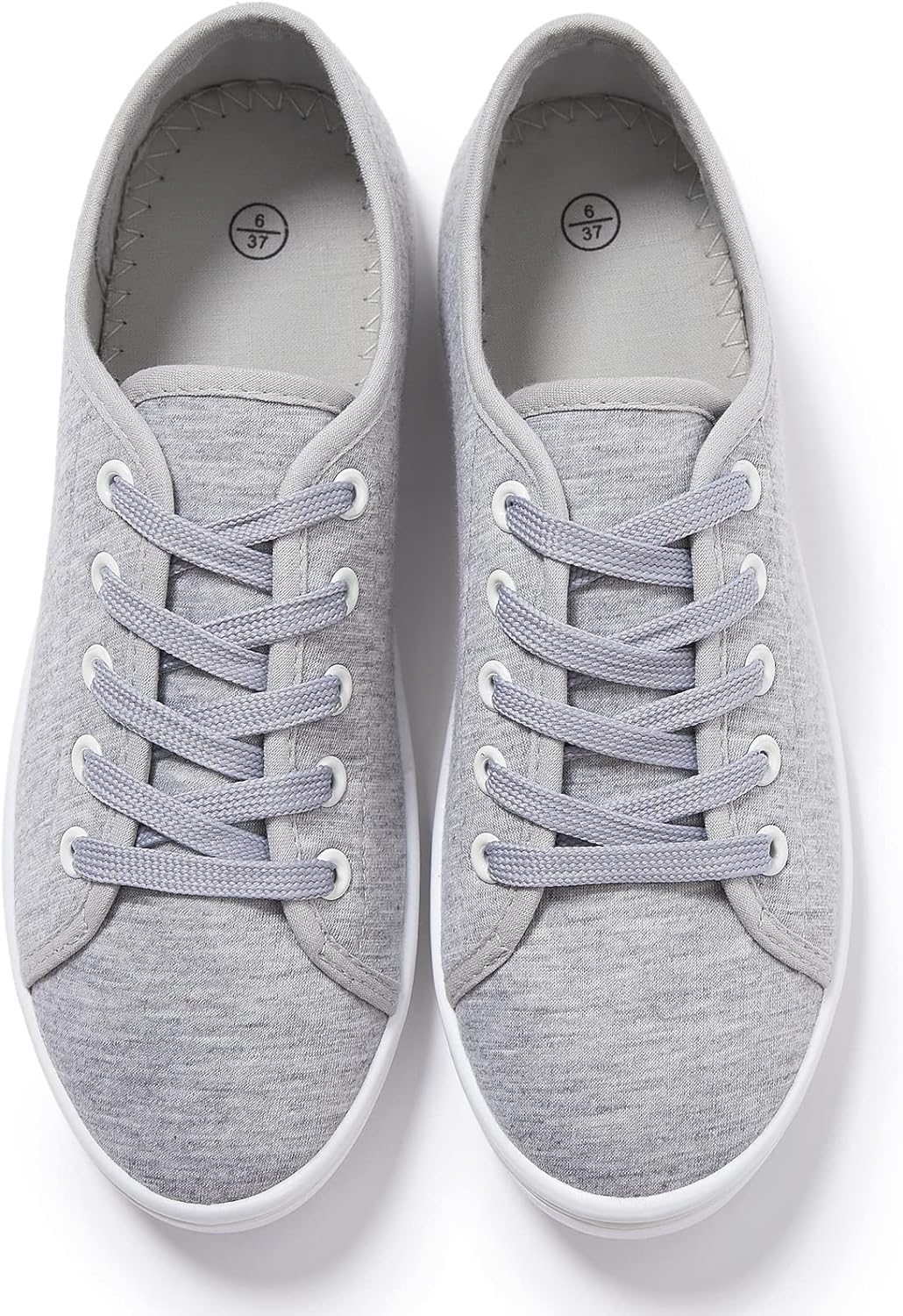 Women's Canvas Slip on Sneakers Casual Slip on Walking Shoes Womens Tennis Shoes Flat Dress Shoes Non Slip Work Shoes