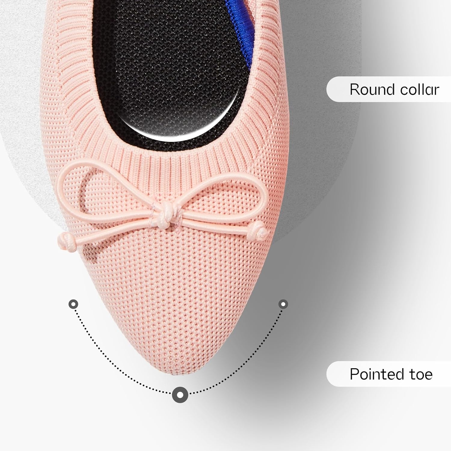 Women's Flats Black Flats Shoes Pointed Toe Ballet Flats Comfortable Bow Girls Flats Dressy