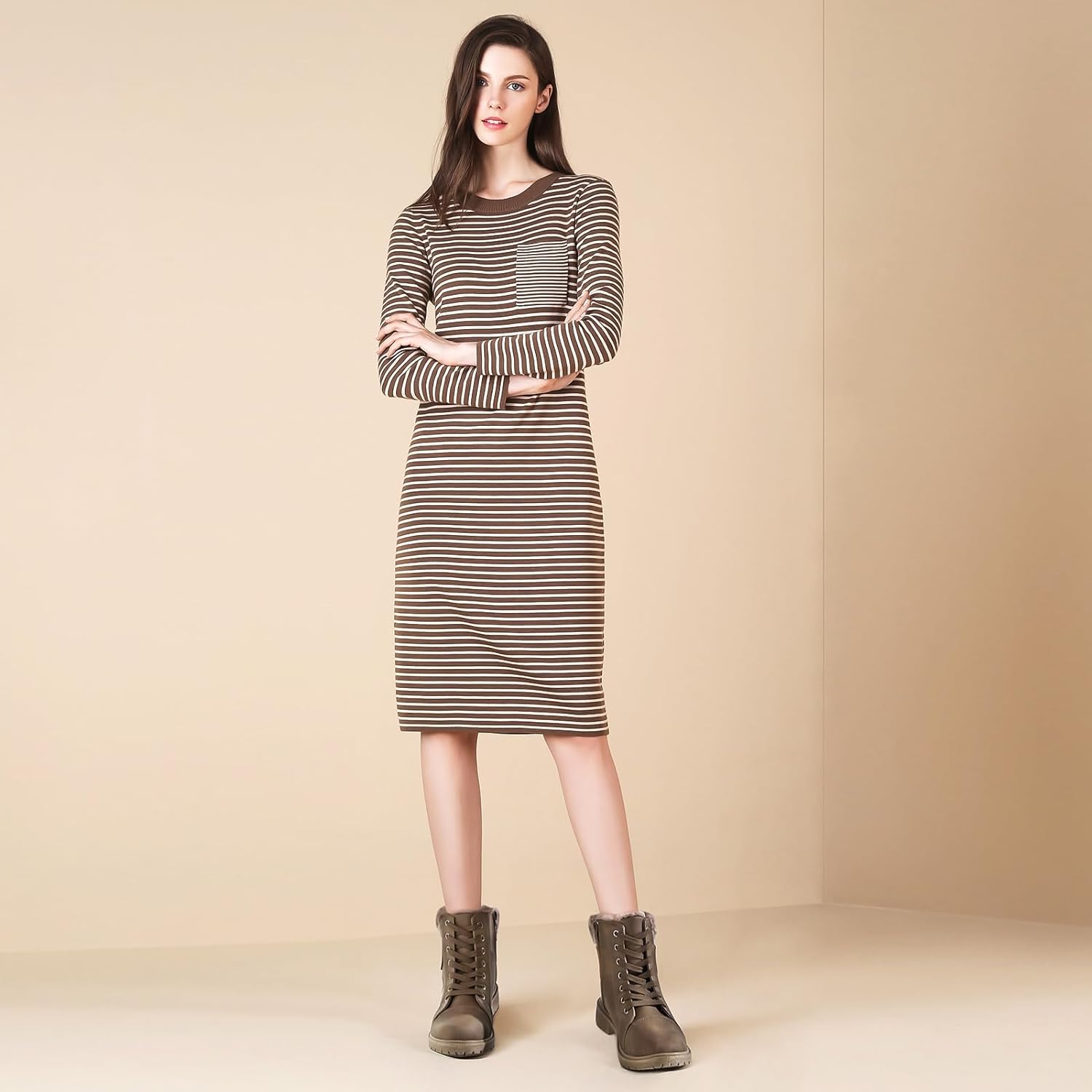 Ankle Boots For Women Lace Up Combat Boots Winter Boots Fashion Snow Boots For Girls Ankle Booties Winter Shoes