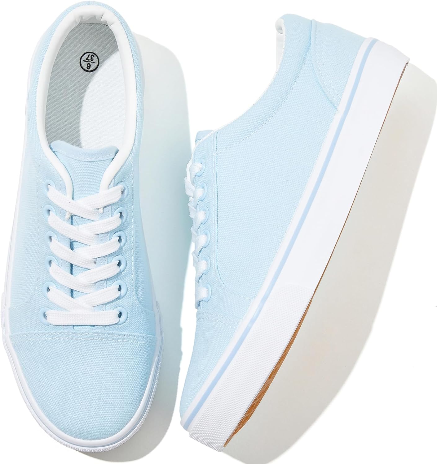 Canvas Shoes for Women White Canvas Sneakers Womens Casual Shoes Low Top Black Sneakers Comfortable Tennis Shoes