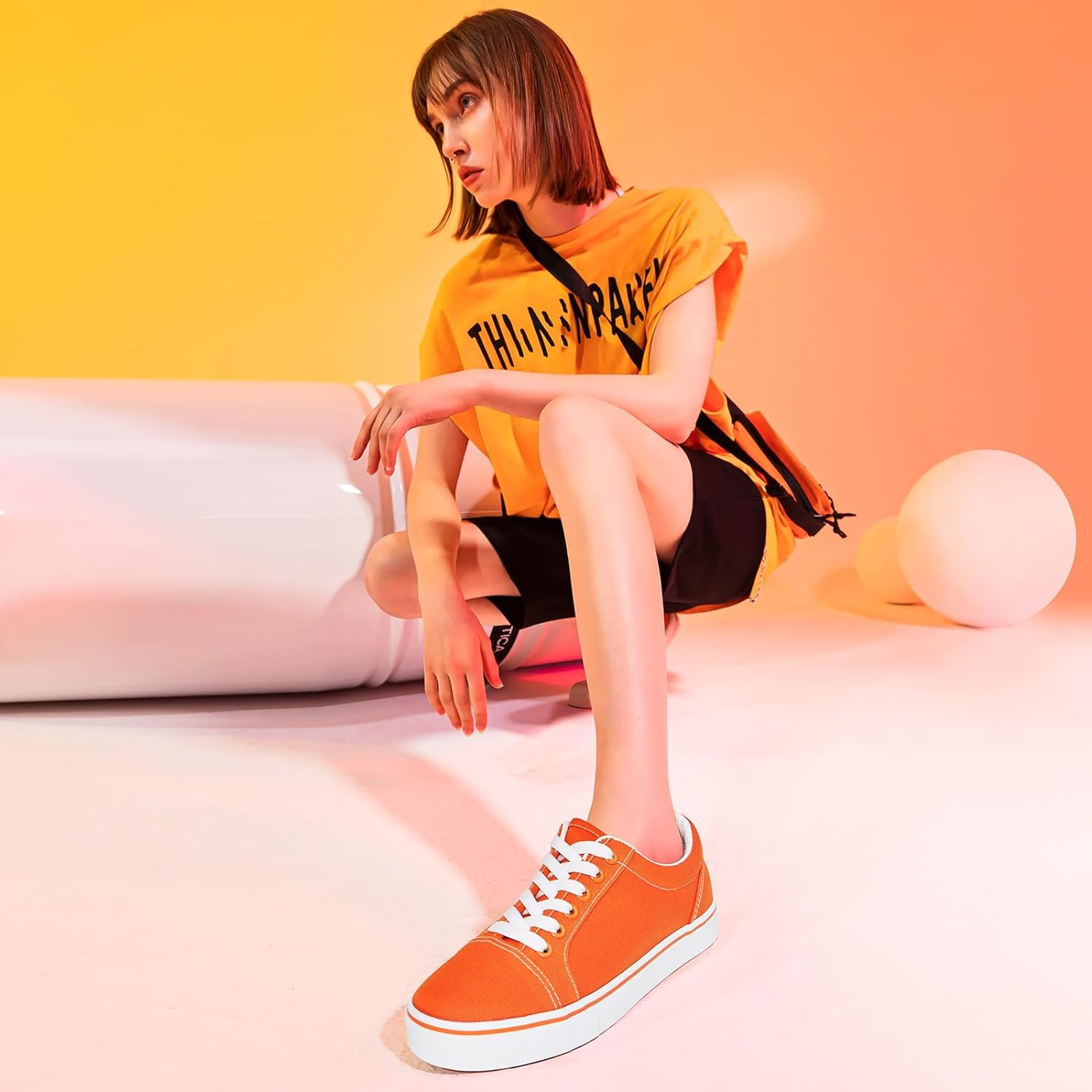 Canvas Shoes for Women White Canvas Sneakers Womens Casual Shoes Low Top Black Sneakers Comfortable Tennis Shoes