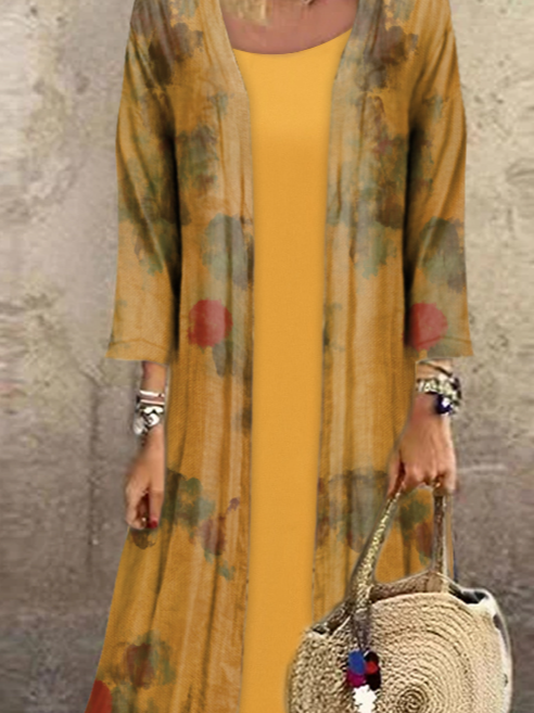 JFN Casual Abstract Two-Piece Set