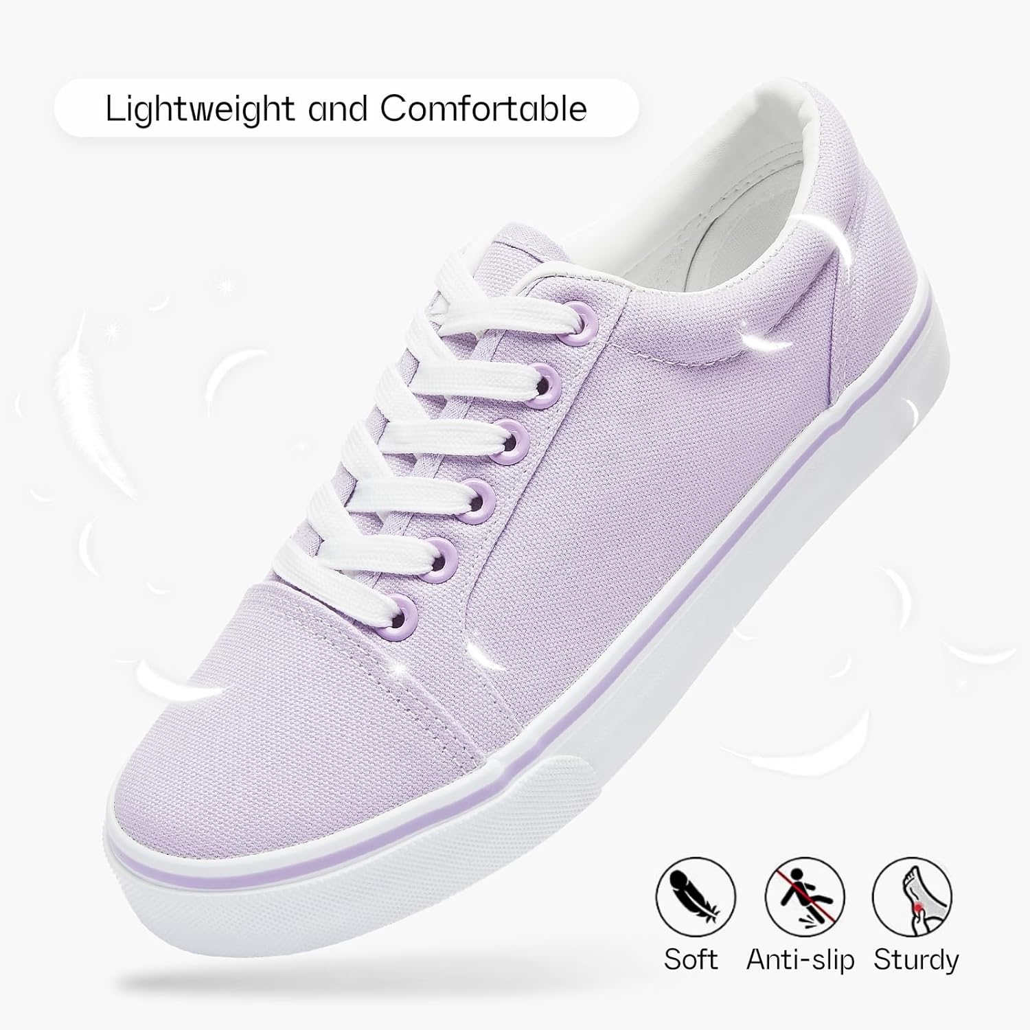 Canvas Shoes for Women White Canvas Sneakers Womens Casual Shoes Low Top Black Sneakers Comfortable Tennis Shoes