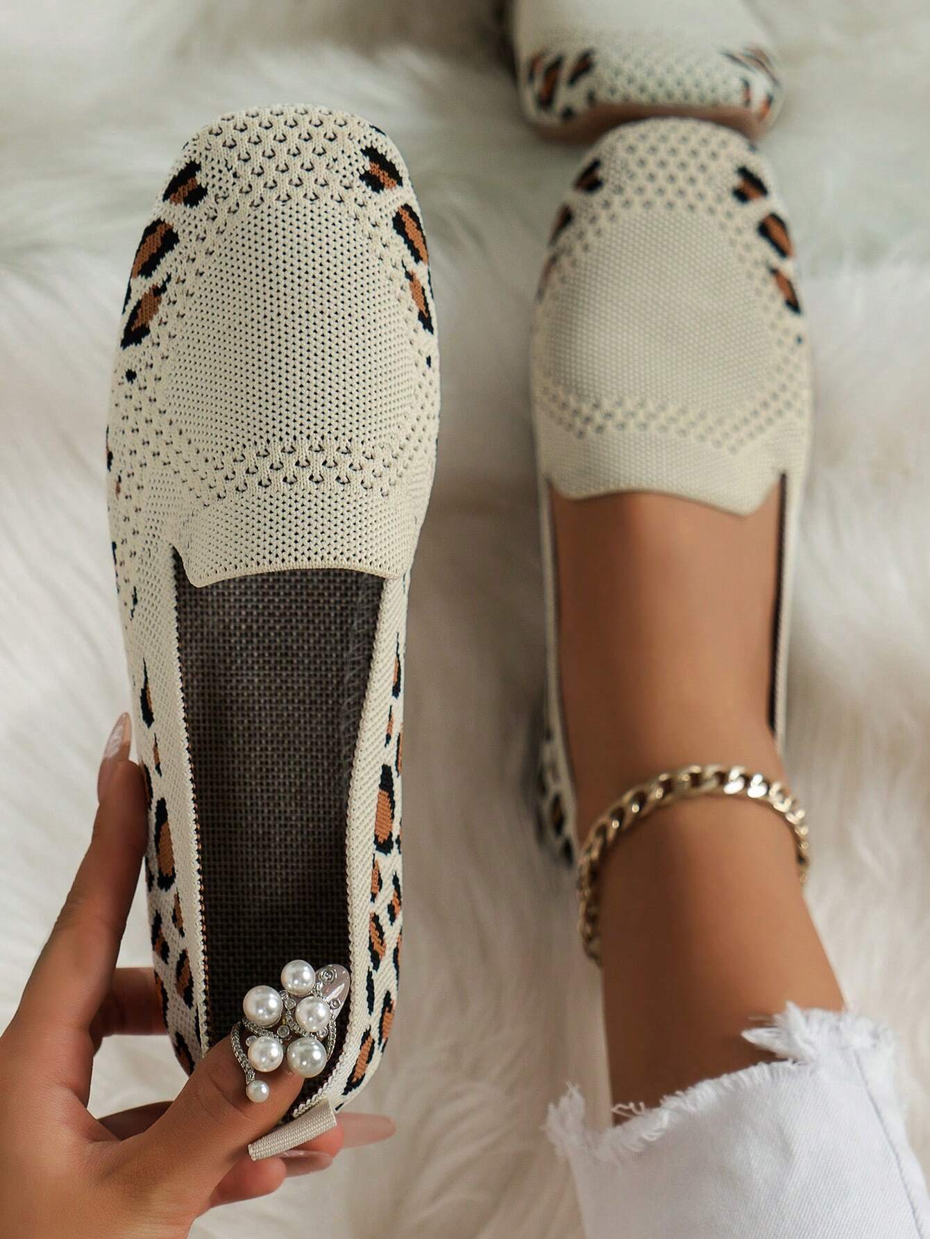 🔥Last Day 49% OFF -Women Breathable Square Toe Loafers, Fashion Outdoor Flats