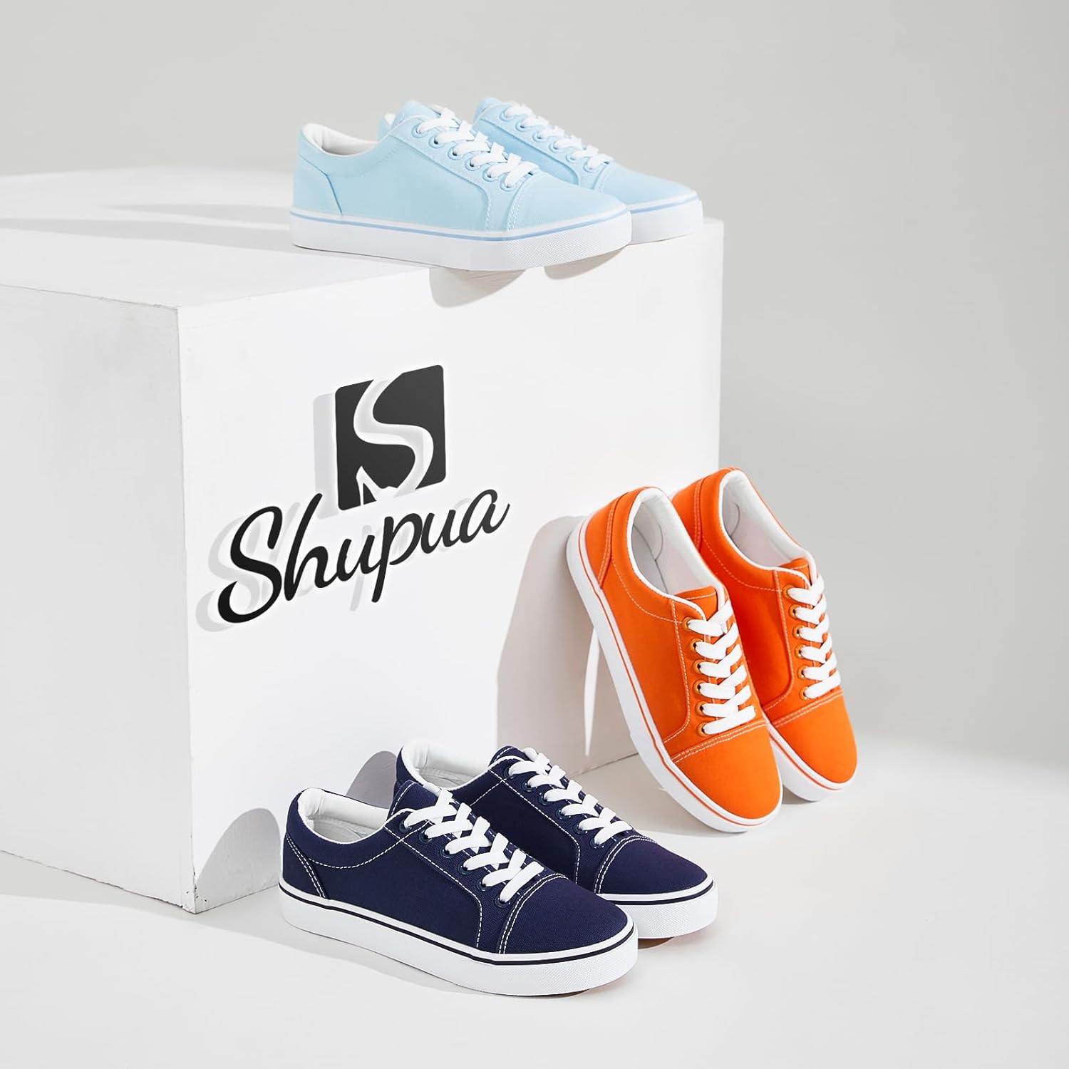 Canvas Shoes for Women White Canvas Sneakers Womens Casual Shoes Low Top Black Sneakers Comfortable Tennis Shoes