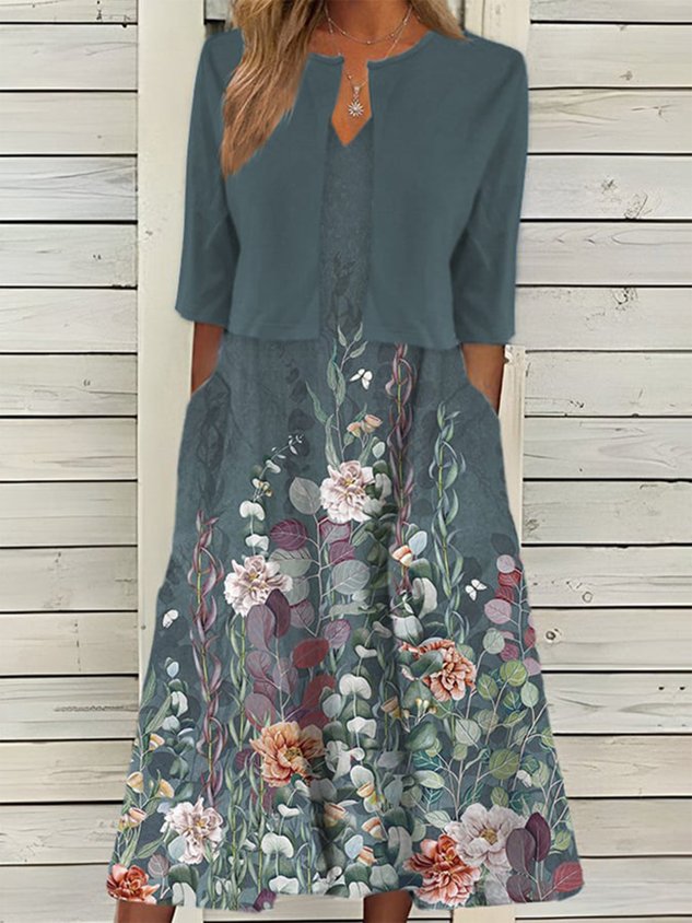 Floral Elegant Two-Piece Set