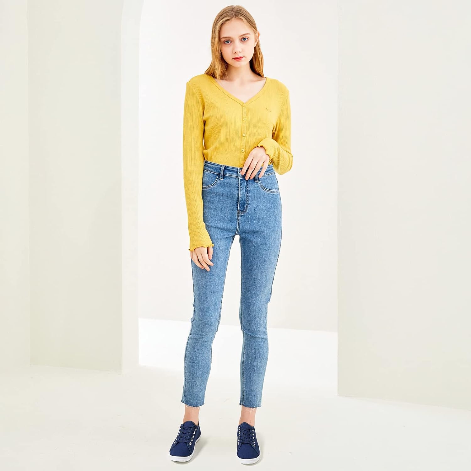 Women's Canvas Slip on Sneakers Casual Slip on Walking Shoes Womens Tennis Shoes Flat Dress Shoes Non Slip Work Shoes