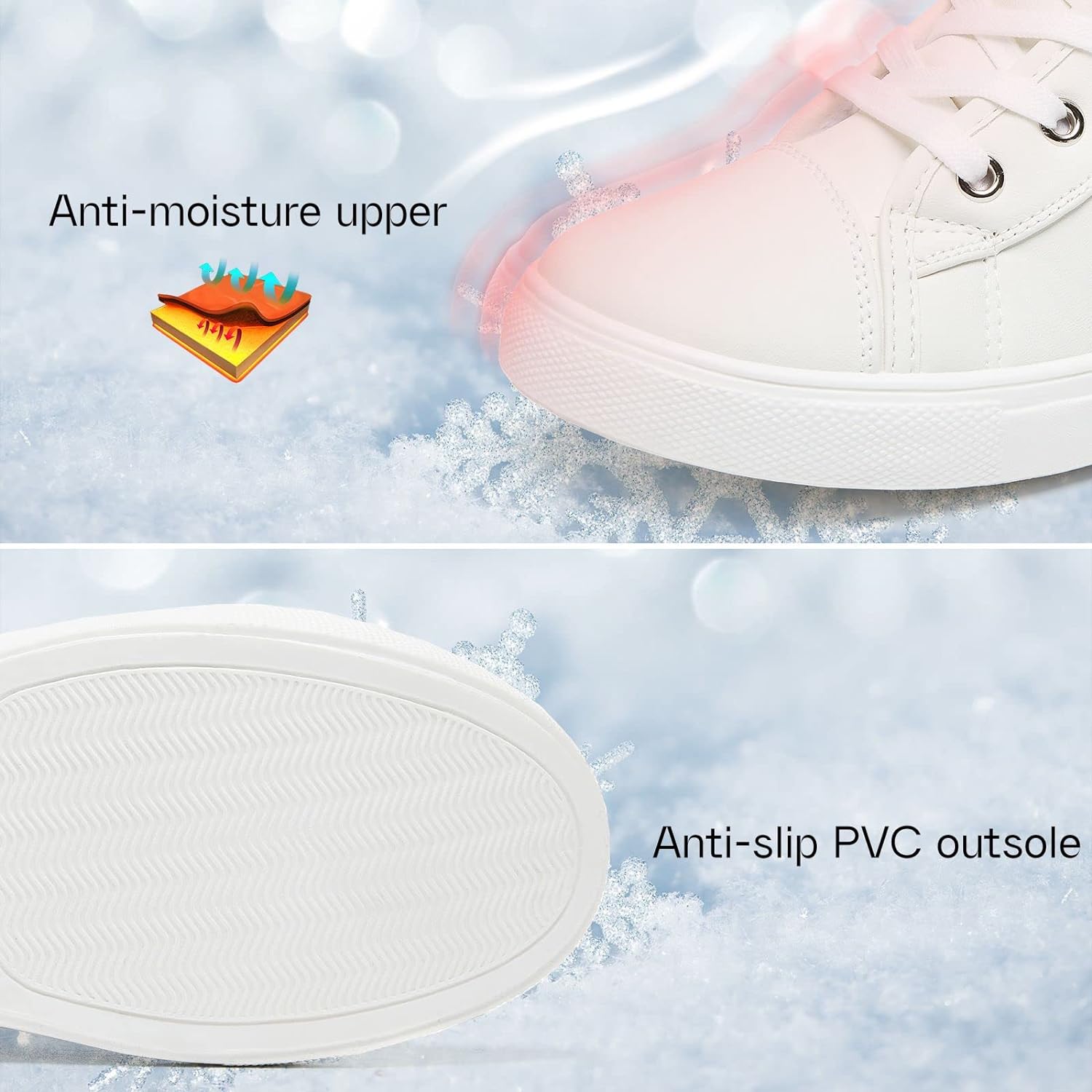 Ankle Boots For Women Lace Up Combat Boots Winter Boots Fashion Snow Boots For Girls Ankle Booties Winter Shoes