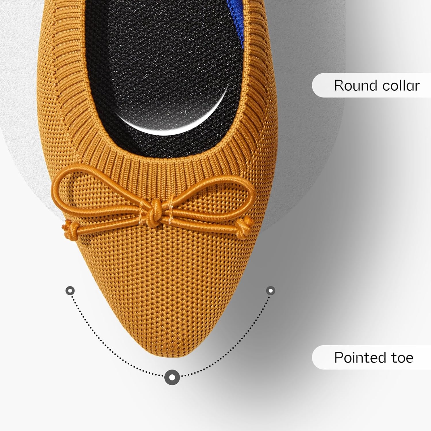 Women's Flats Black Flats Shoes Pointed Toe Ballet Flats Comfortable Bow Girls Flats Dressy