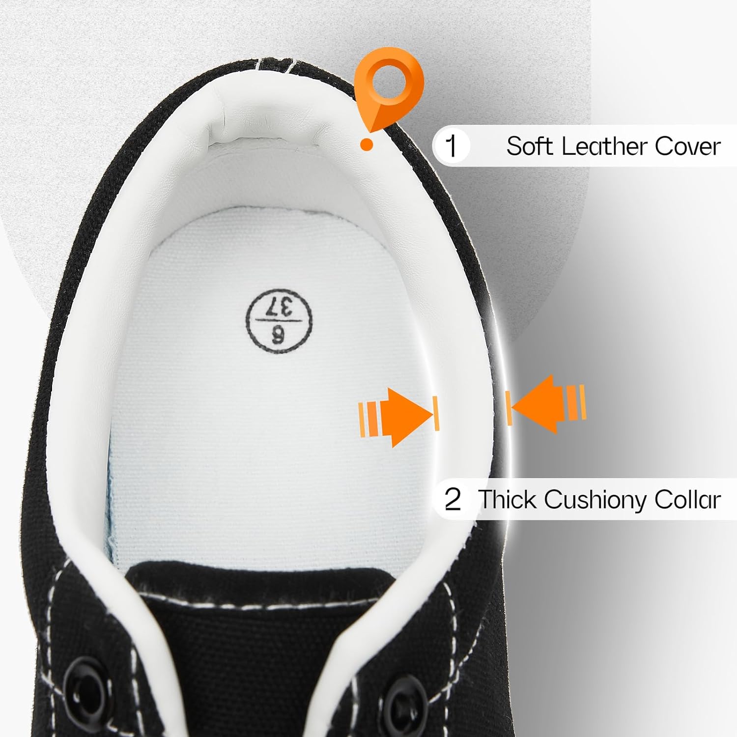 Canvas Shoes for Women White Canvas Sneakers Womens Casual Shoes Low Top Black Sneakers Comfortable Tennis Shoes