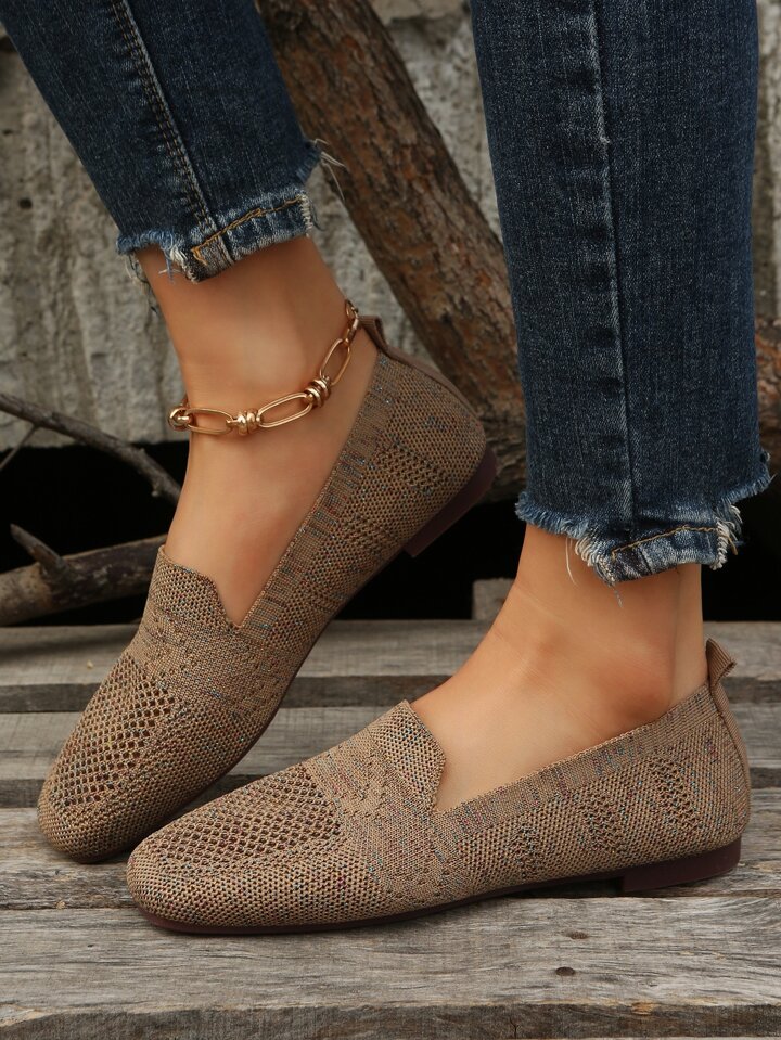 🔥Last Day 49% OFF -Women Breathable Square Toe Loafers, Fashion Outdoor Flats