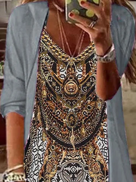 Ethnic Elegant Two-Piece Set