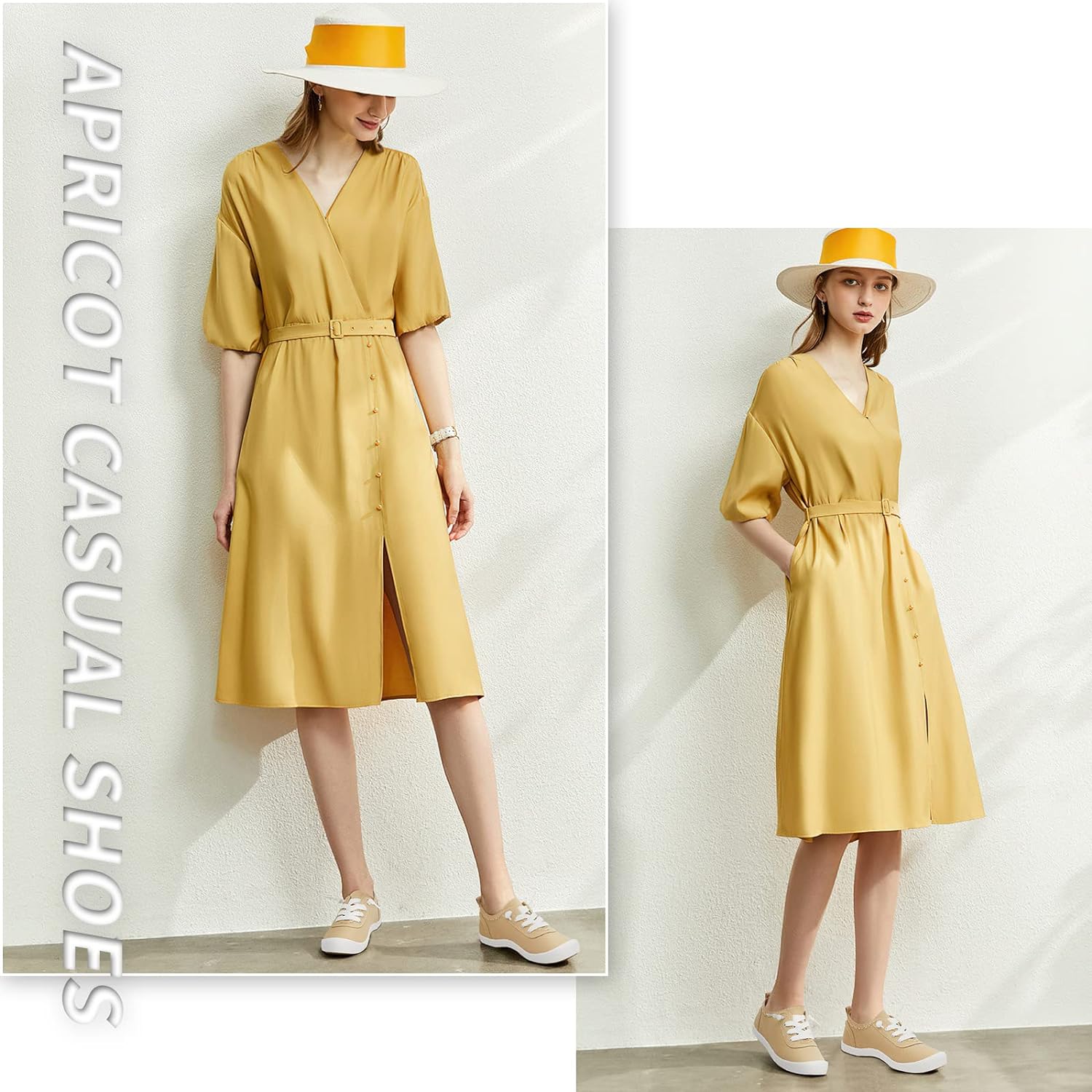 Slip On Shoes Women Casual Shoes Comfortable Canvas Sneakers Cute Shoes Tennis Shoes for Women Slip On Sneakers(Apricot,US11)