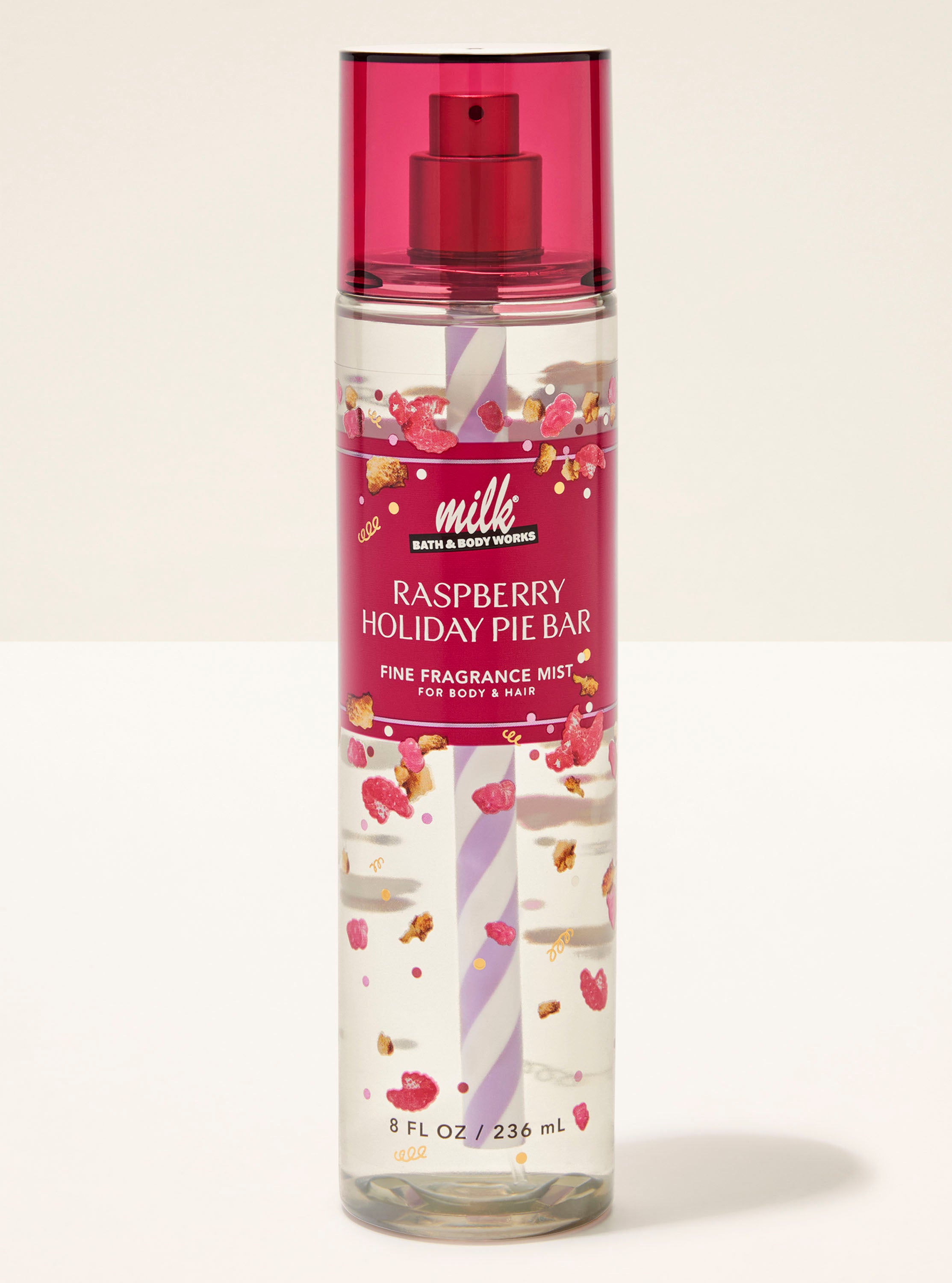 Raspberry Holiday Pie Bar