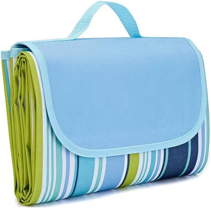 Picnic Beach Blanket, Picnic Mat 80x60in Waterproof Foldable, Family Mat, Portable Large Picnic Blankets for Travel, Hiking, Music Festival