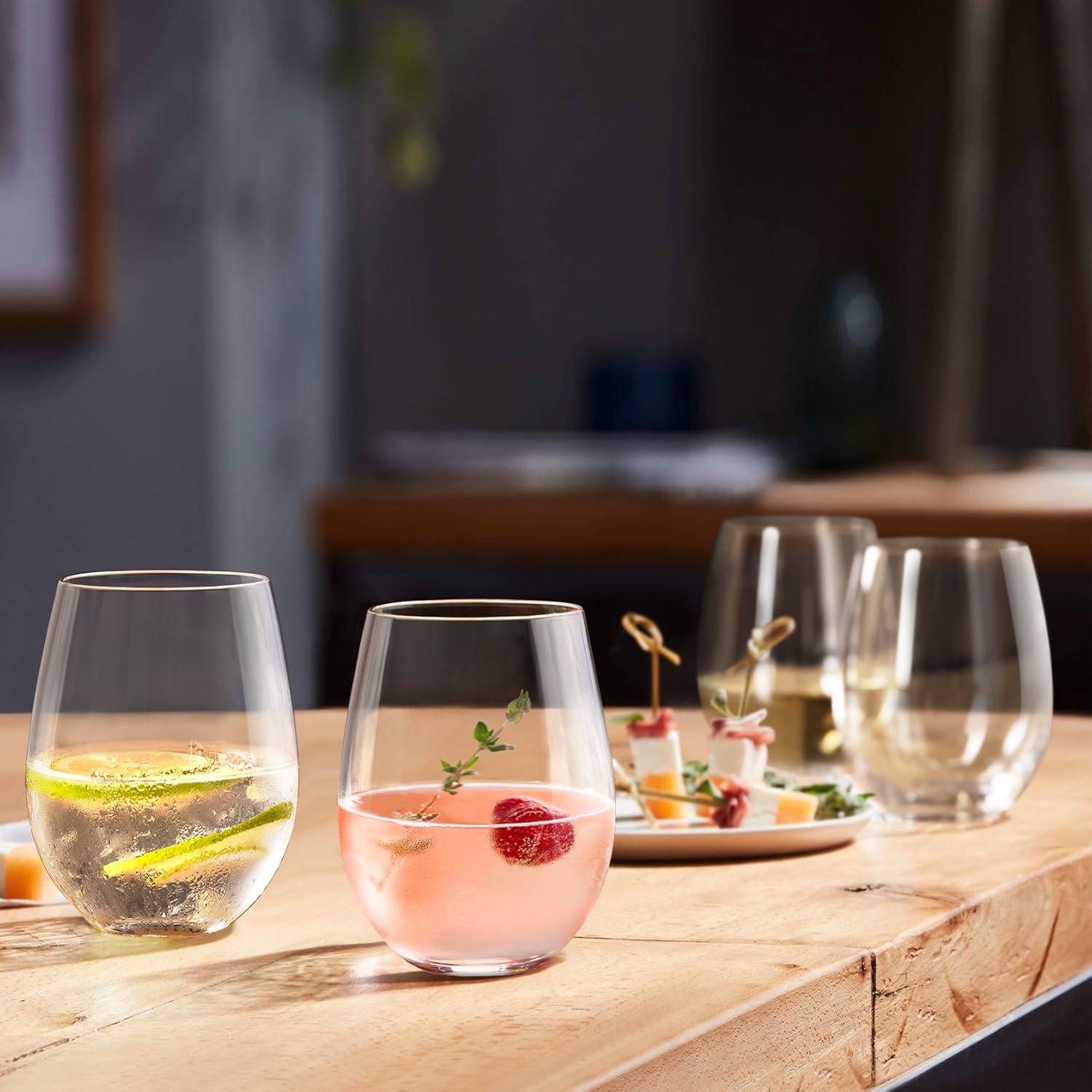 Stemless Wine Cups