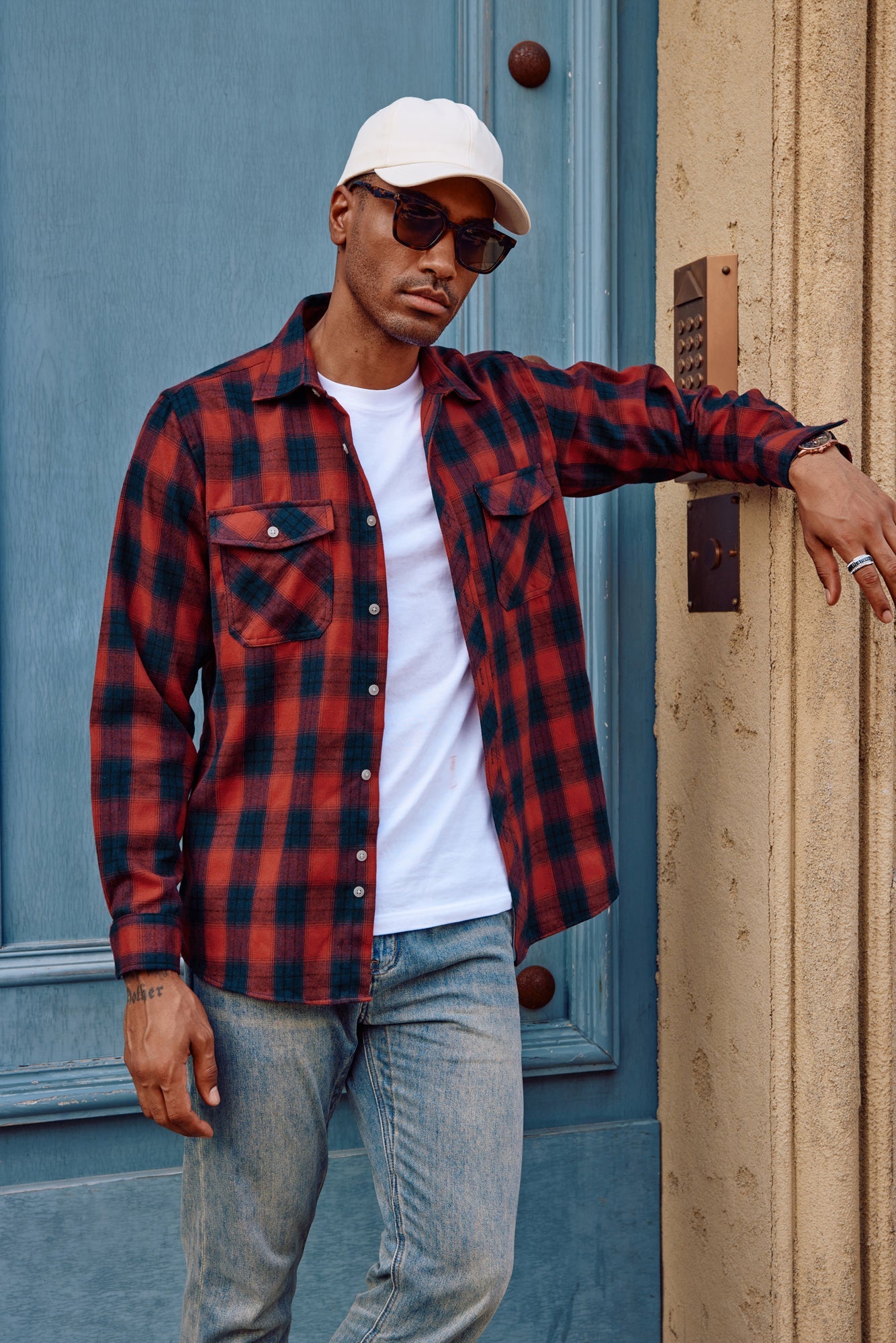 s Mens Flannel Button Down Shirts Plaid Casual Regular Fit Long Sleeve Cardigans Shirts